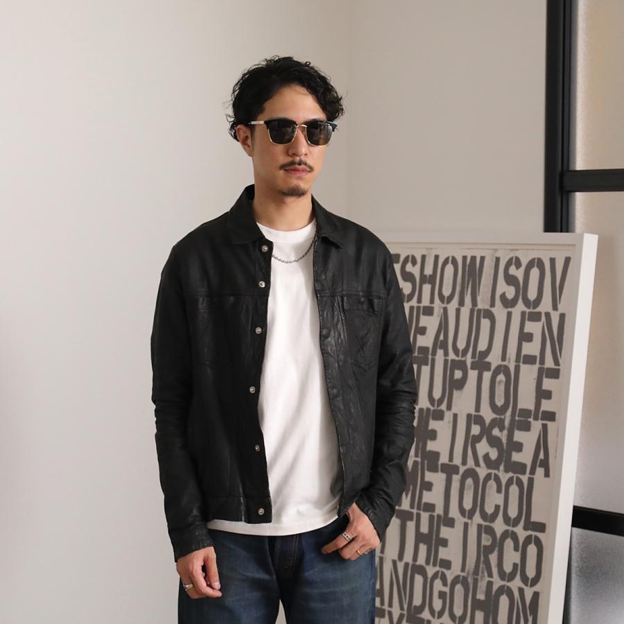 GUCCI（グッチ） サングラス GG0697S メンズ サーモントブロー型 セル