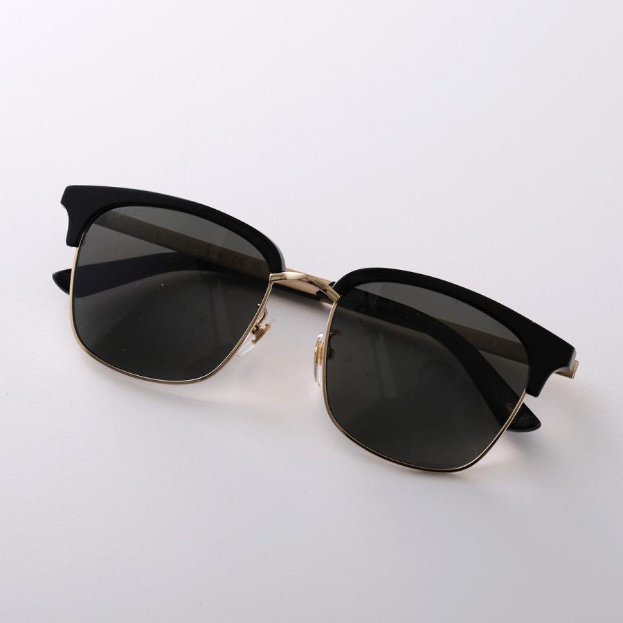 GUCCI（グッチ） サングラス GG0697S メンズ サーモントブロー型 セル