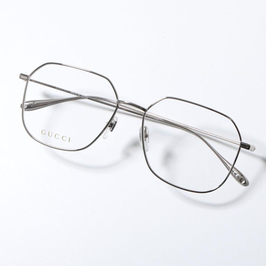 GUCCI（グッチ） メガネ GG1032O メンズ ティアドロップ型 メタル