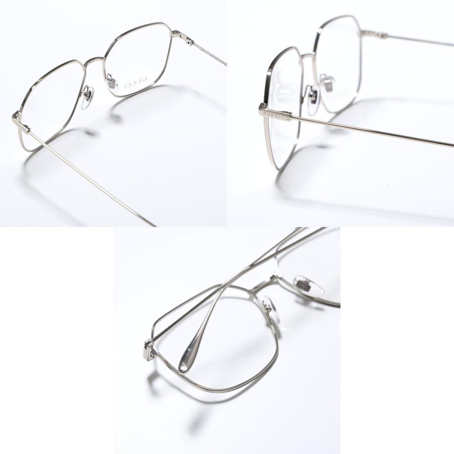 GUCCI（グッチ） メガネ GG1032O メンズ ティアドロップ型 メタル