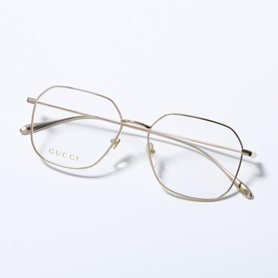 GUCCI（グッチ） メガネ GG1032O レディース ティアドロップ型 メタル