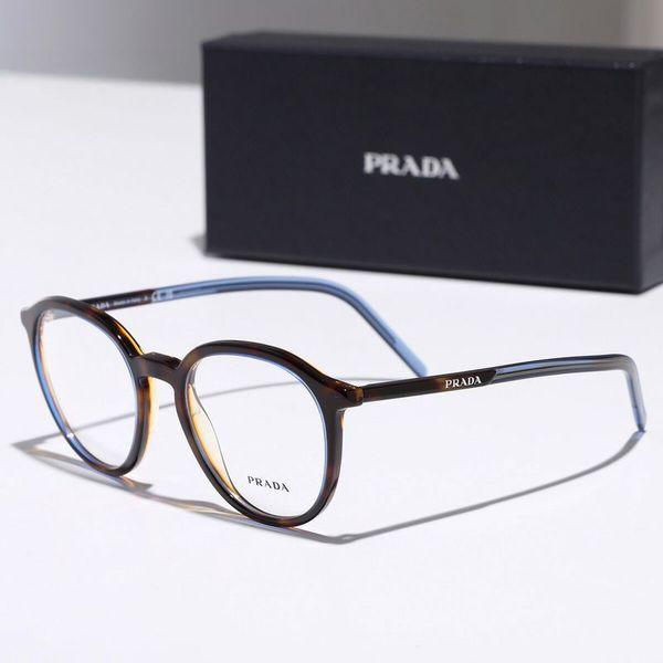 PRADA プラダ メガネ VPR 12Y メンズ ボストン型 セルフレーム