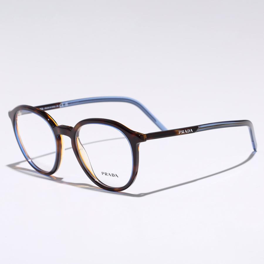 PRADA（プラダ） メガネ VPR 12Y メンズ ボストン型 セルフレーム