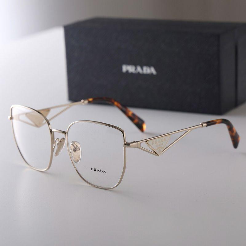 PRADA（プラダ） メガネ VPR A54-D レディース バタフライ型 メタル