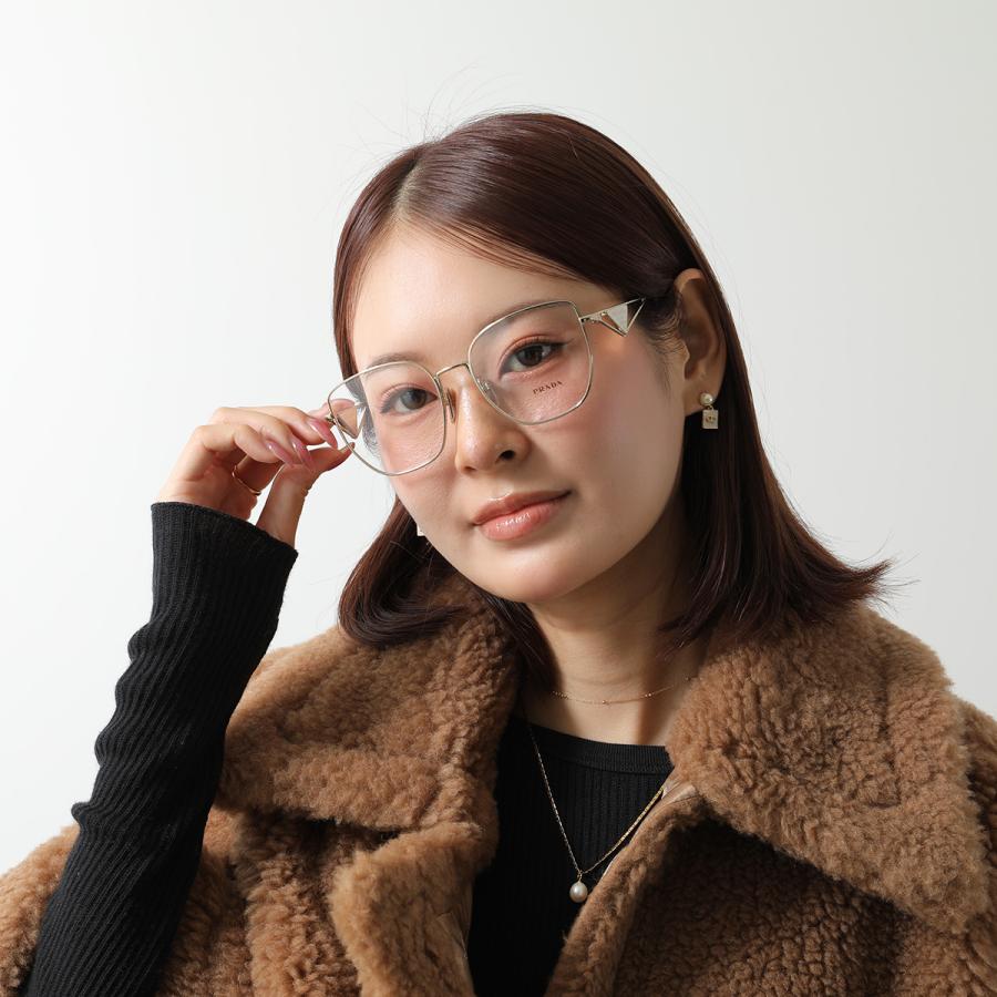 PRADA（プラダ） メガネ VPR A54-D レディース バタフライ型 メタル