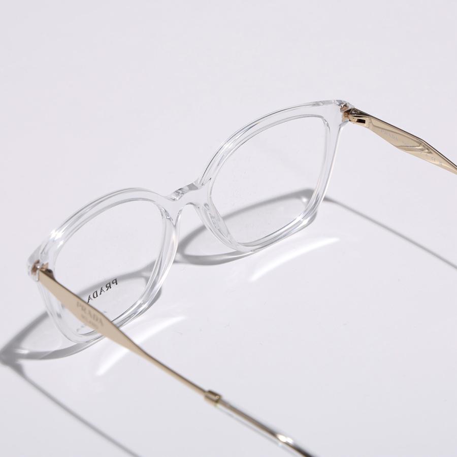 PRADA（プラダ） メガネ VPR 02Z レディース バタフライ型 クリア