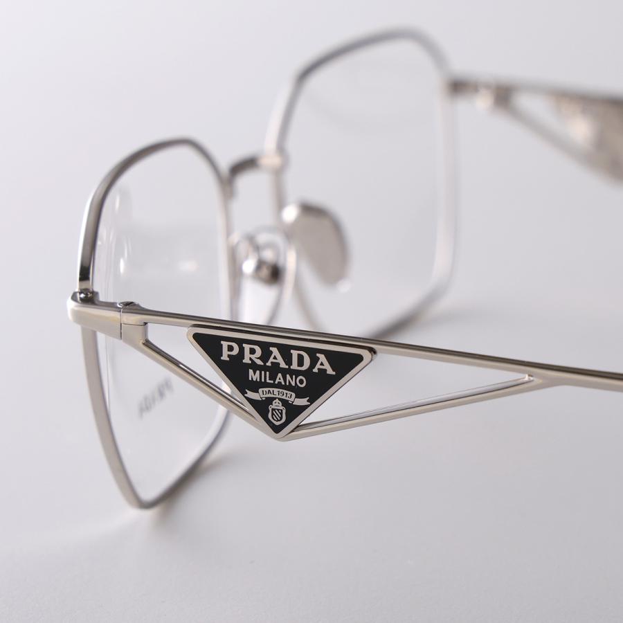 PRADA（プラダ） メガネ VPR A51 レディース ポリゴン型 メタル 