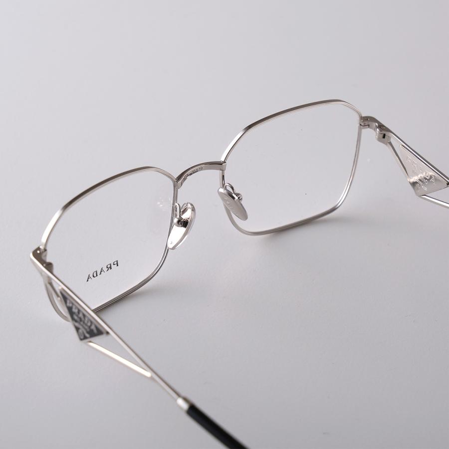 PRADA（プラダ） メガネ VPR A51 メンズ ポリゴン型 メタルフレーム
