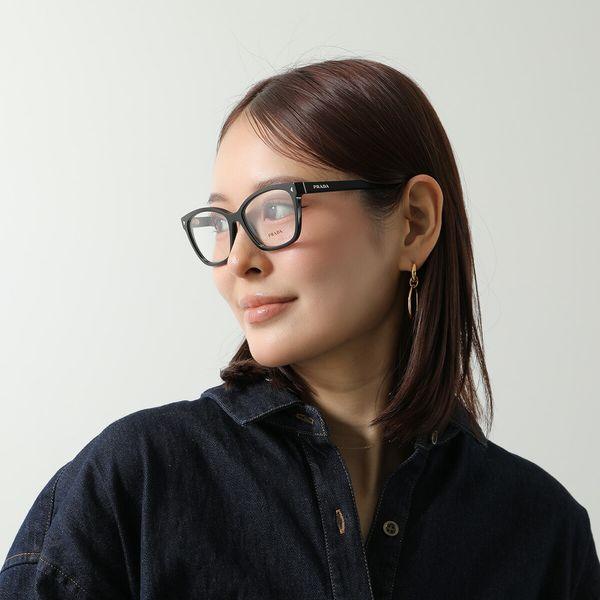 PRADA（プラダ） メガネ VPR 15Z レディース ウェリントン型 セル