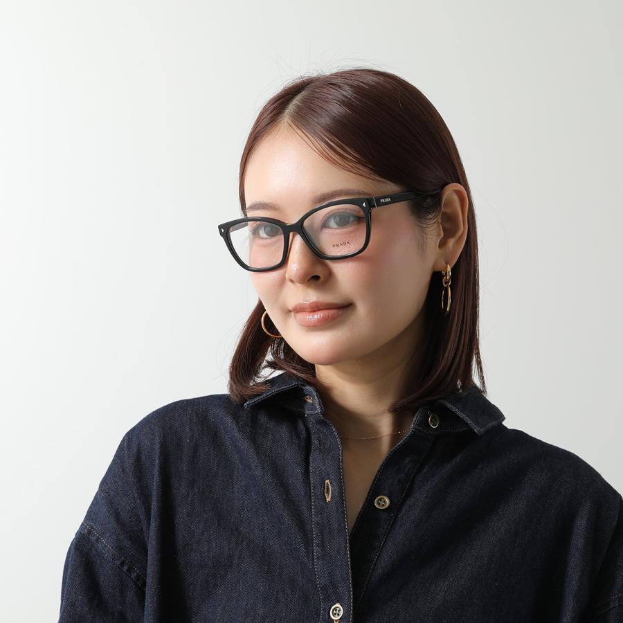 PRADA（プラダ） メガネ VPR 15Z レディース ウェリントン型 セル