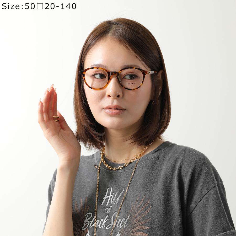 miu miu（ミュウミュウ） メガネ VMU 02W レディース ボストン型 セル