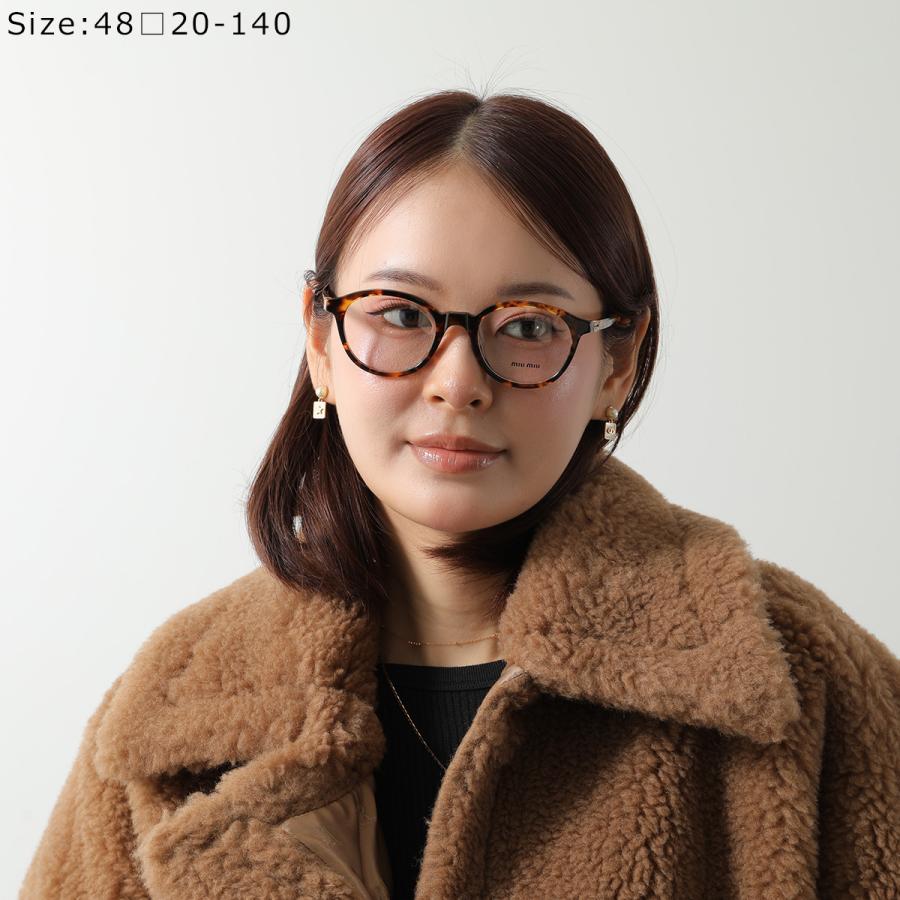 miu miu（ミュウミュウ） メガネ VMU 02W レディース ボストン型 セル