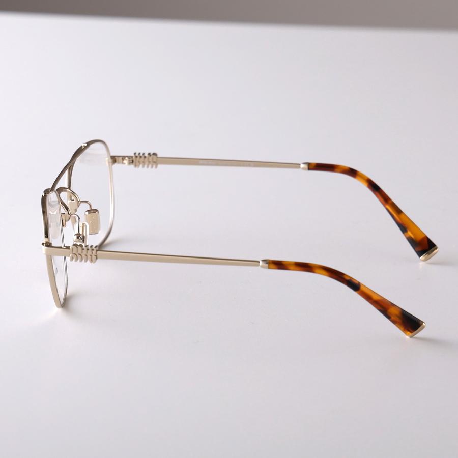 miu miu（ミュウミュウ） メガネ VMU 51W レディース ウェリントン型