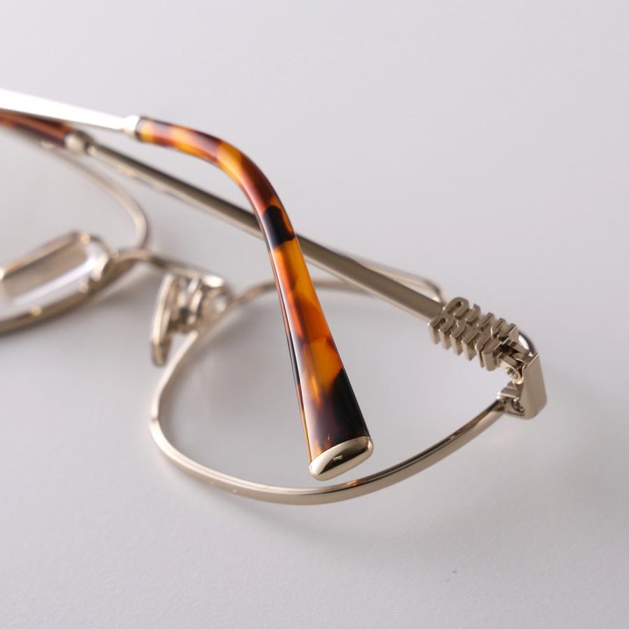 miu miu（ミュウミュウ） メガネ VMU 51W レディース ウェリントン型