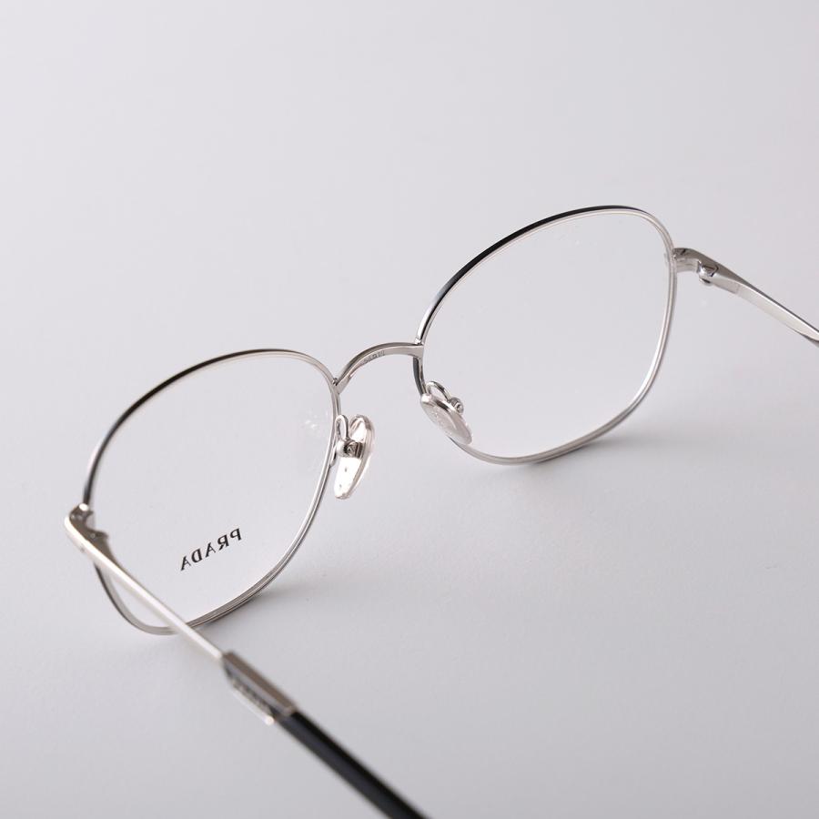 PRADA（プラダ） メガネ VPR 64Y メンズ ウェリントン型 メタル