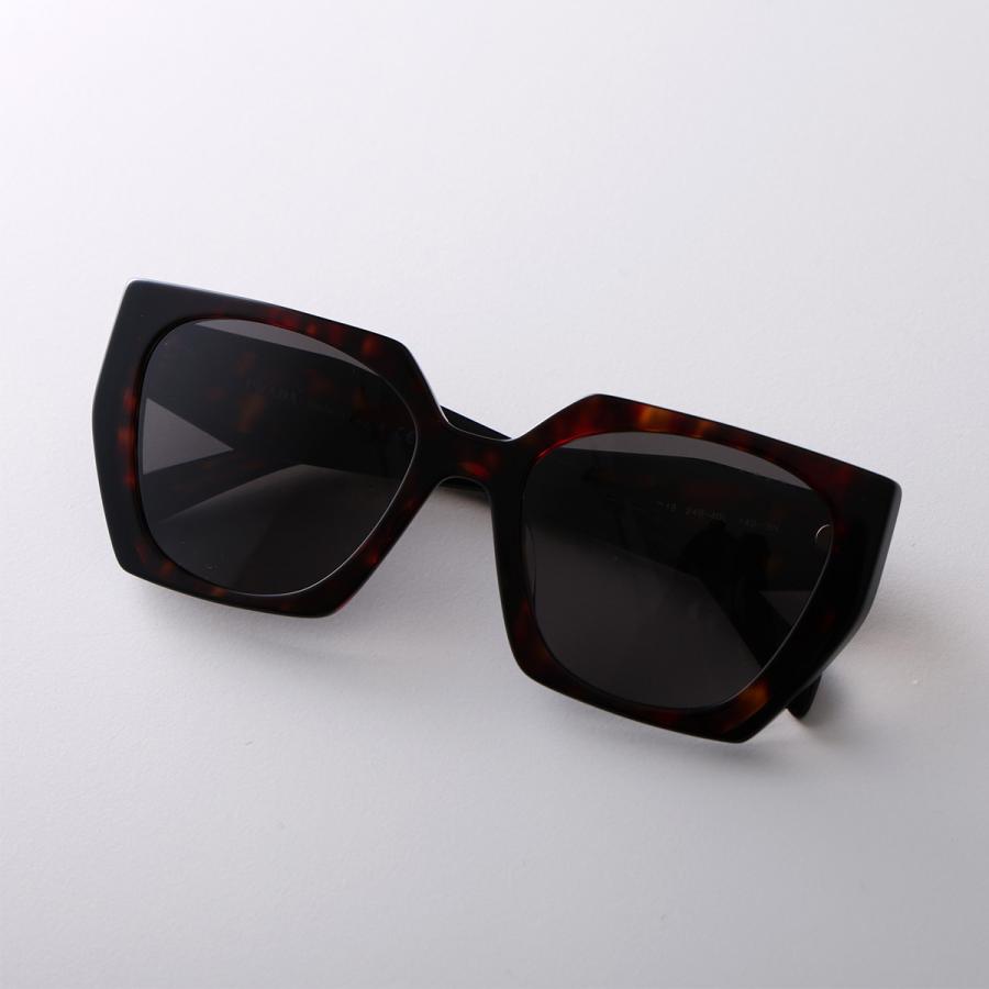 【美品】PRADA プラダ　シールドレンズ　サングラス　ベッコウ柄　セルフレーム PRADA（プラダ） サングラス SPR 15W レディース ウェリントン型 セル