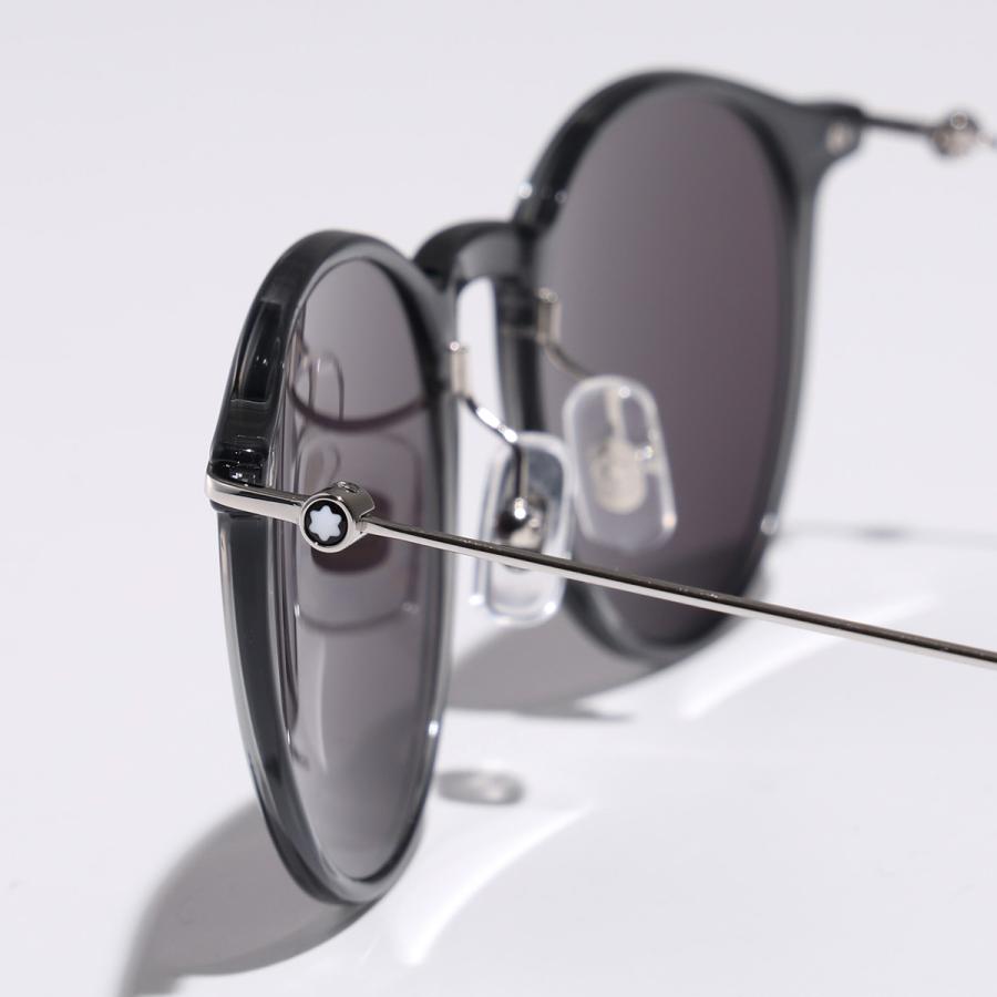 モンブラン サングラス 50□21 150 黒 ブラック MB697S MONTBLANC（モンブラン） サングラス MB0097S メンズ ボストン型