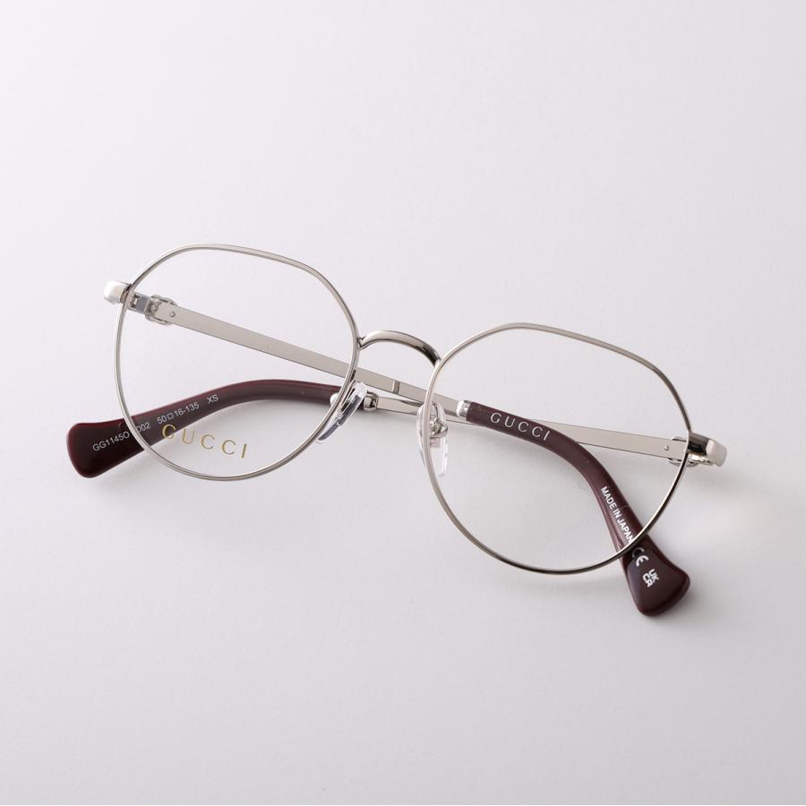 GUCCI（グッチ） メガネ GG1145O レディース メンズ ボストン型 メタル