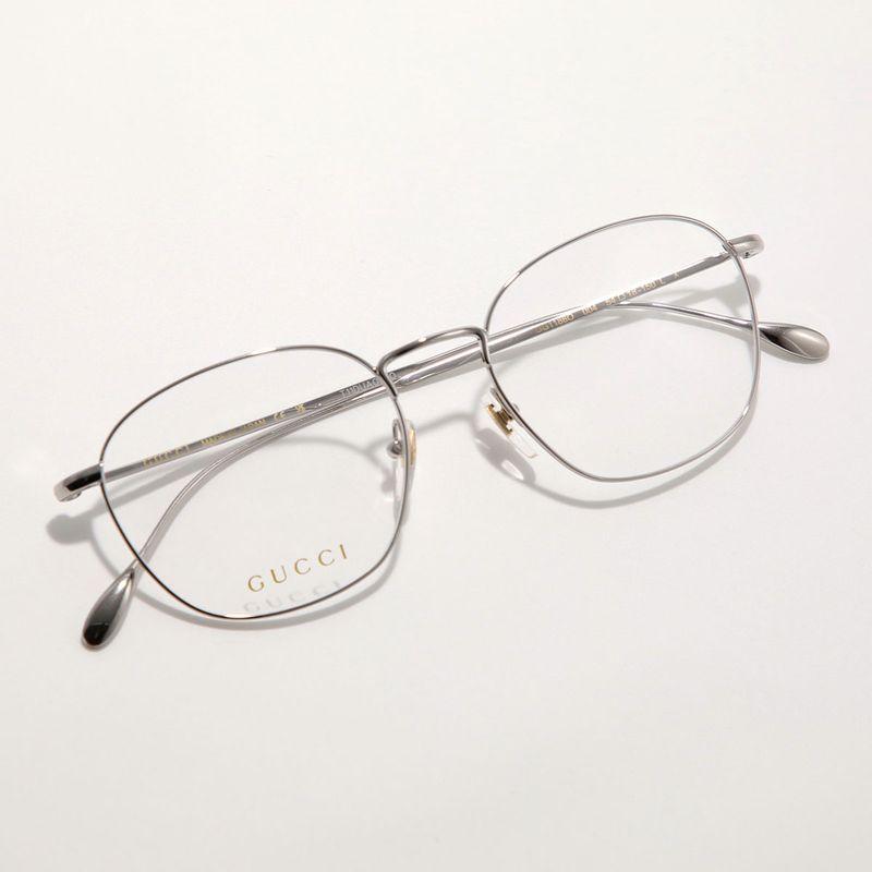 GUCCI（グッチ） メガネ GG1186O メンズ ウェリントン型 メタル