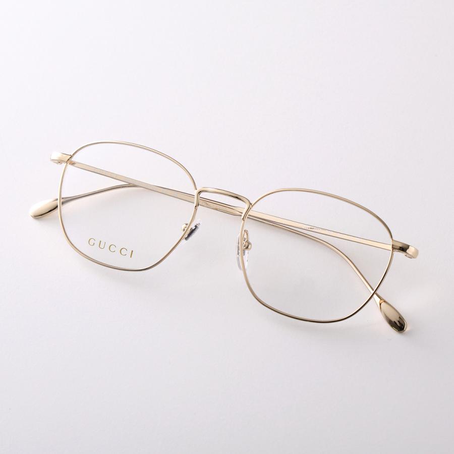 GUCCI（グッチ） メガネ GG1186O メンズ ウェリントン型 メタル