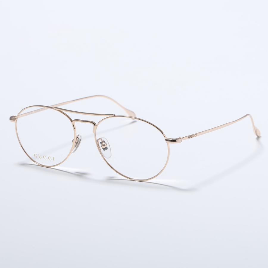 GUCCI（グッチ） メガネ GG1187O メンズ ティアドロップ型 メタル