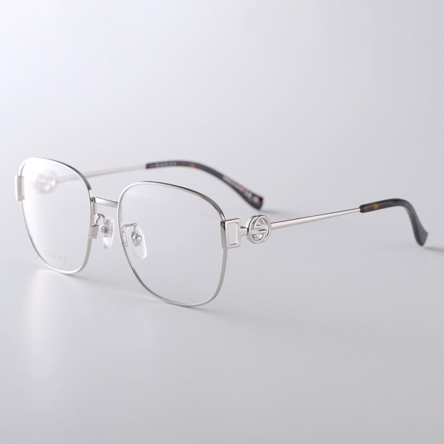 GUCCI グッチ メガネ GG1209O レディース ウェリントン型 メタルフレーム 細フレーム フルリム クリングスタイプ めがね 眼鏡 アイウェア カラー2色の画像