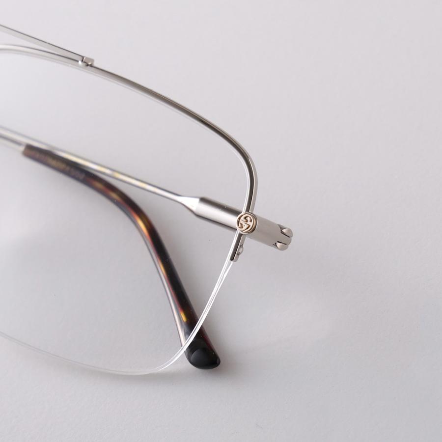 GUCCI グッチ メガネ GG1415O レディース ティアドロップ型 メタルフレーム ハーフリム ダブルブリッジ クリングスタイプ メタルロゴ アイウェア カラー2色_14