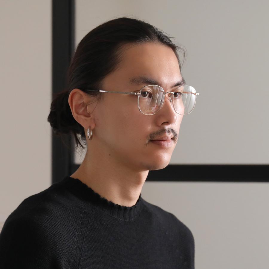 GUCCI（グッチ） メガネ GG1469OA メンズ ボストン型 メタルフレーム