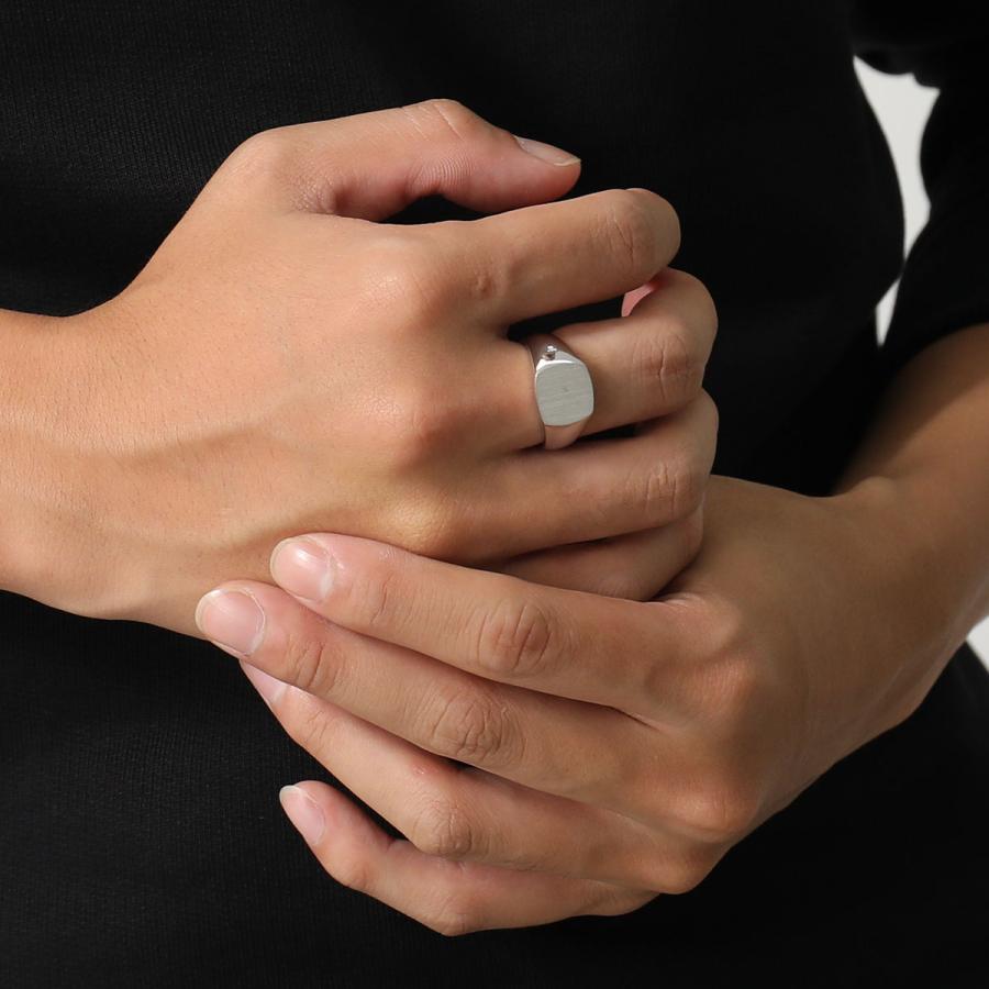 TOM WOOD（トムウッド） リング メンズ Kay Ring Satin ケイ サテン
