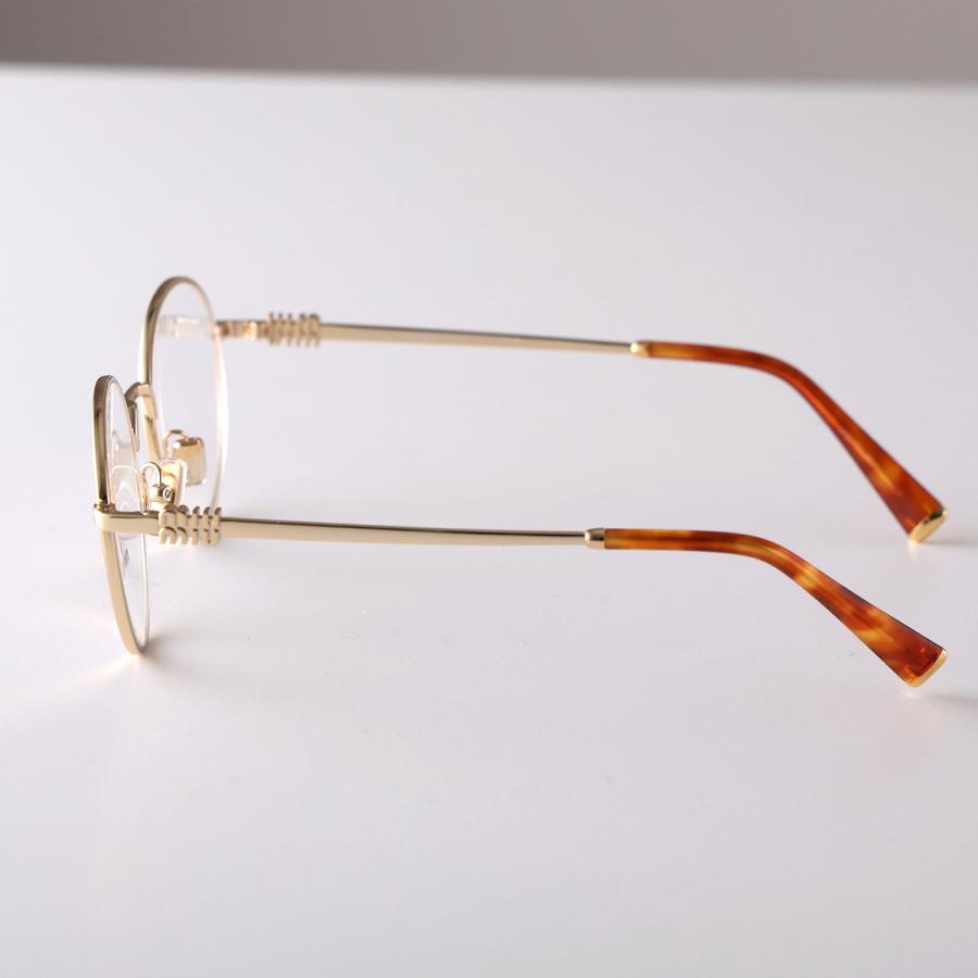 miu miu（ミュウミュウ） メガネ VMU 52X レディース ラウンド型