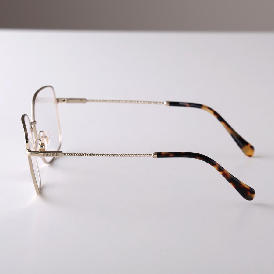 miu miu（ミュウミュウ） メガネ VMU 51T レディース ウェリントン型