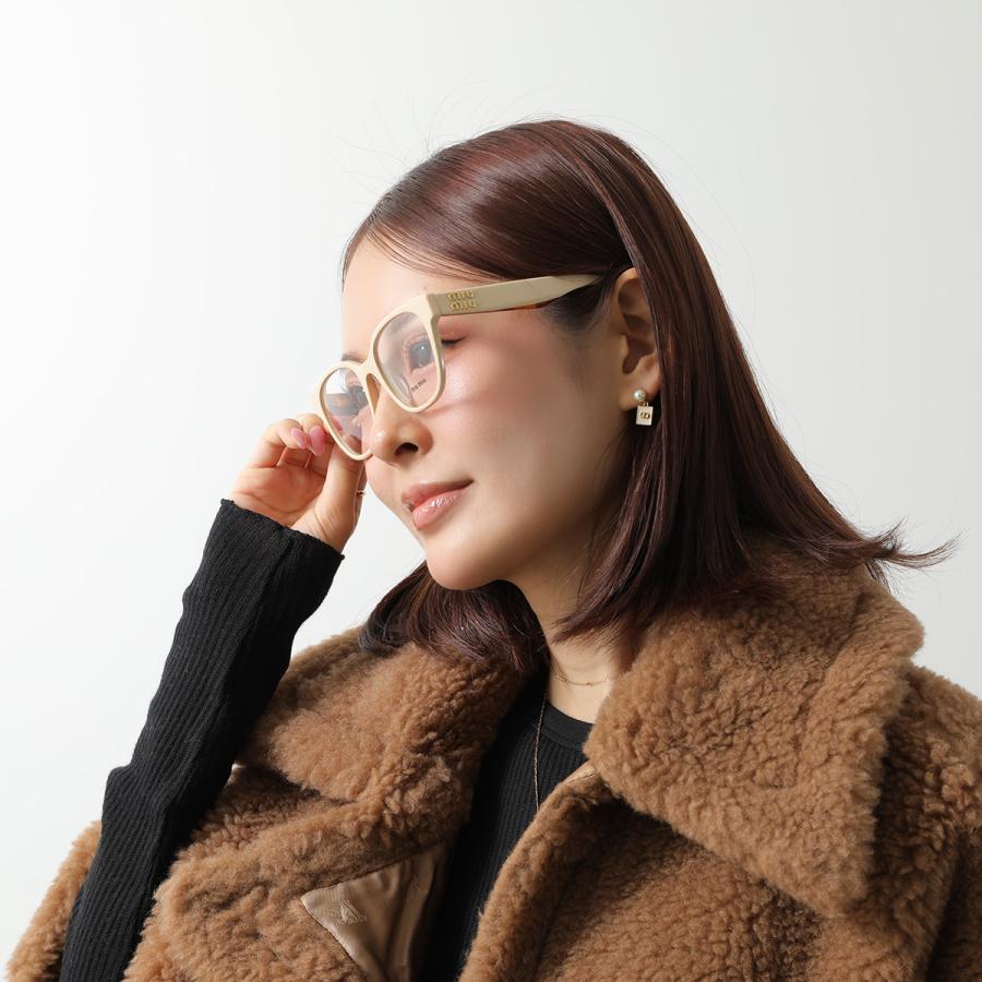 miu miu（ミュウミュウ） メガネ VMU 02V レディース ウェリントン型