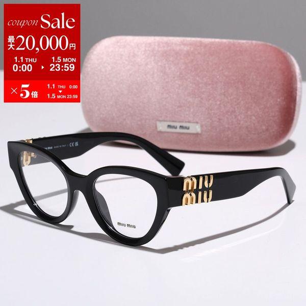 miu miu（ミュウミュウ） メガネ VMU 01V キャットアイ型 セルフレーム