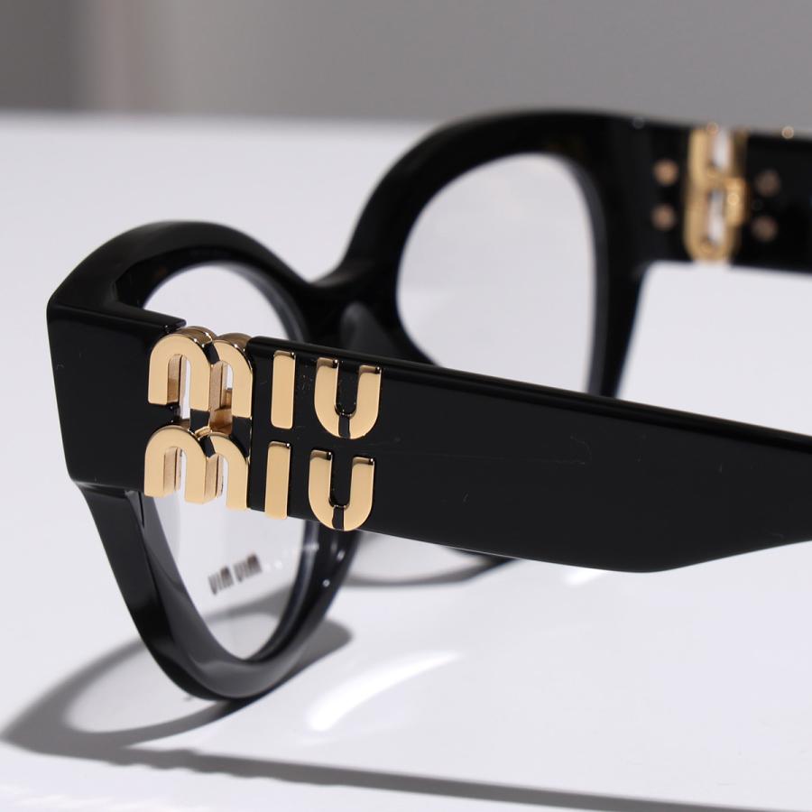 お値下げ可 新品 miu miu ミュウミュウ メガネ miu miu（ミュウミュウ） メガネ VMU 01V キャットアイ型 セルフレーム