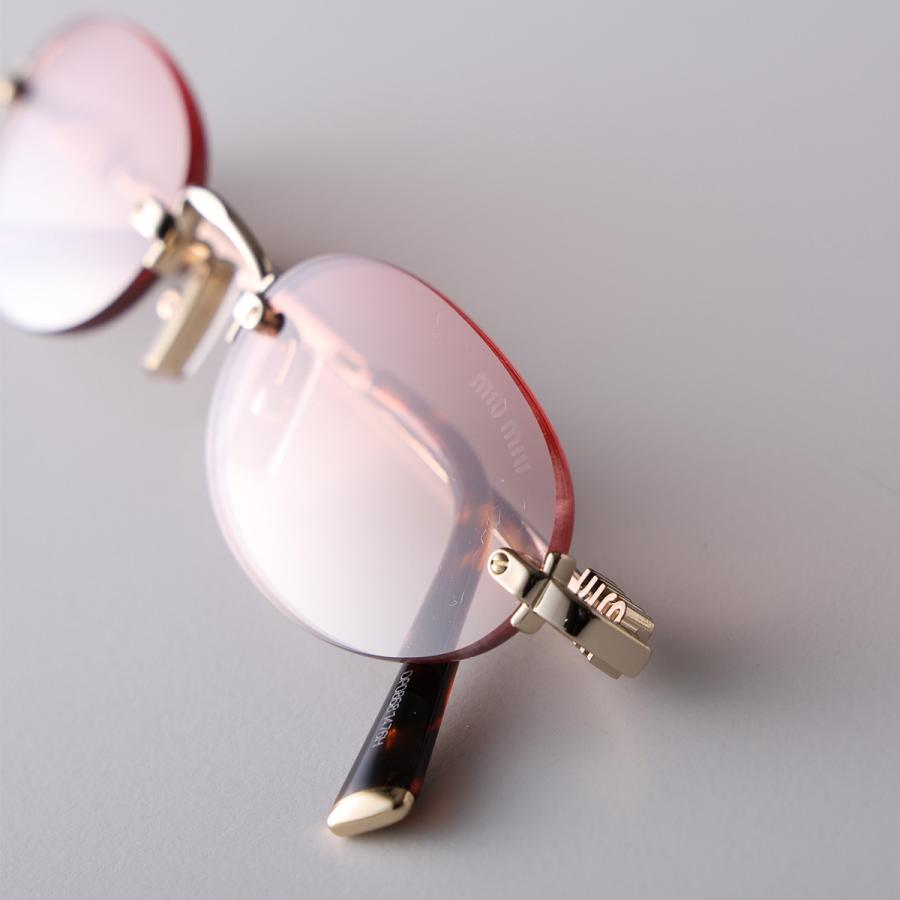 最終価格！MIUMIU ハート型サングラス ピンク　アイウェア　レディース miu miu（ミュウミュウ） サングラス SMU A54 レディース オーバル型