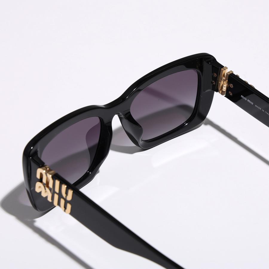 極美品 miu miuアイウェア キャットアイ サングラス 箱付き MIUMIU ミュウミュウ キャットアイ サングラス メガネ SMU01Q