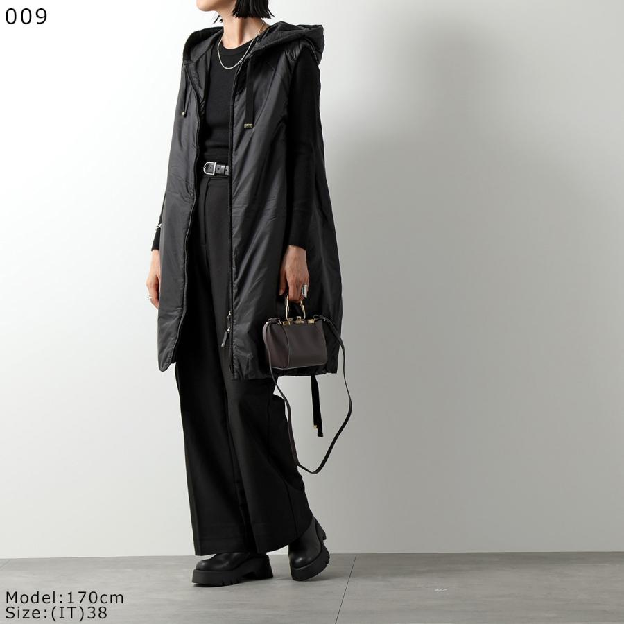 S Max Mara☆フード付きジレ（ビジュー付き） S Max Mara - マックスマーラ MAXMARA ピュア ウール ダブルフェイス