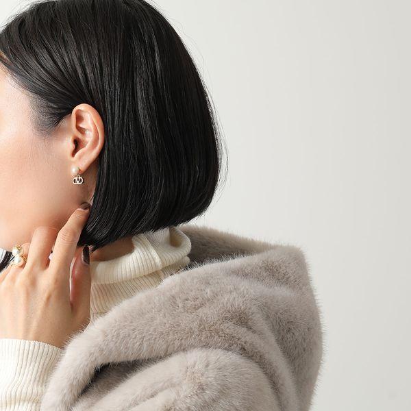 【超美品】VALENTINO/Vロゴピアス/片方 VALENTINO（ヴァレンティノ） ピアス 7W2J0X81 DHC レディース Vロゴ