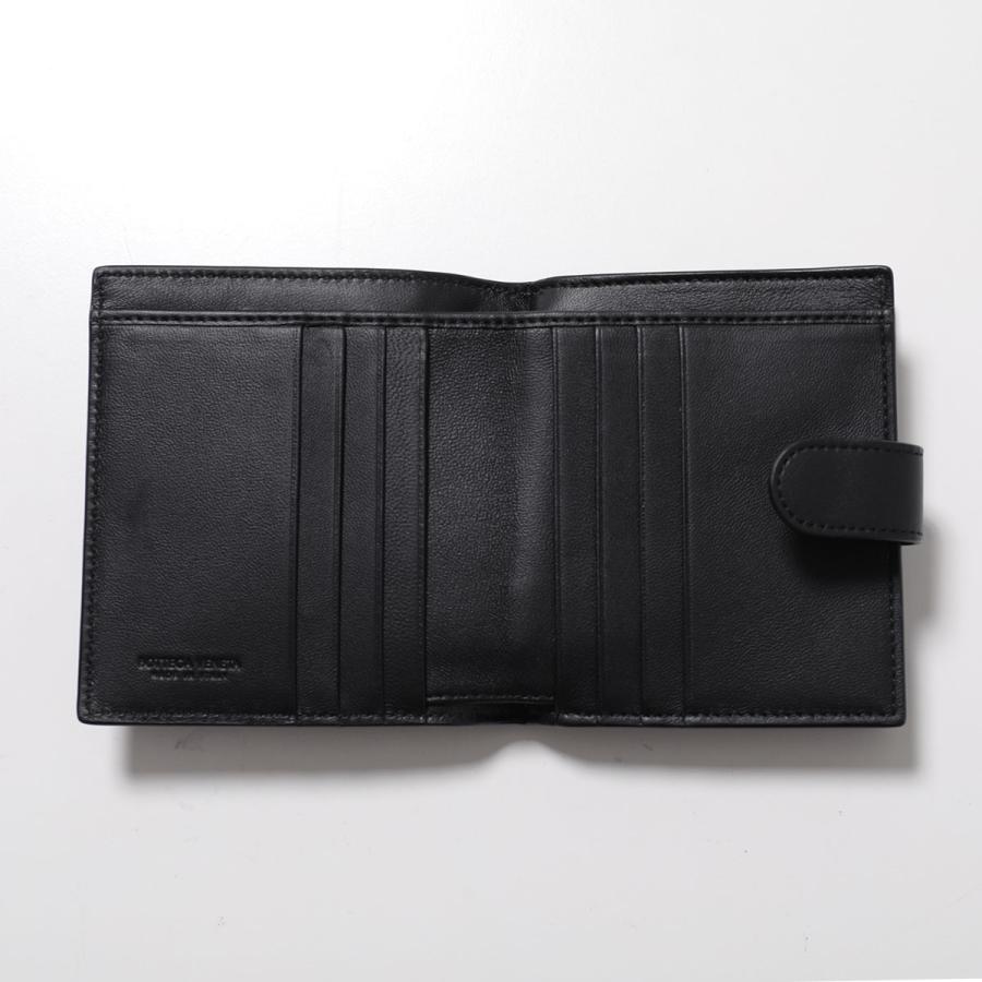 美品 ボッテガヴェネタ　財布 レディース　二つ折り財布　コンパクト　ミニ財布 BOTTEGA VENETA ボッテガヴェネタ 二つ折り財布 カセット