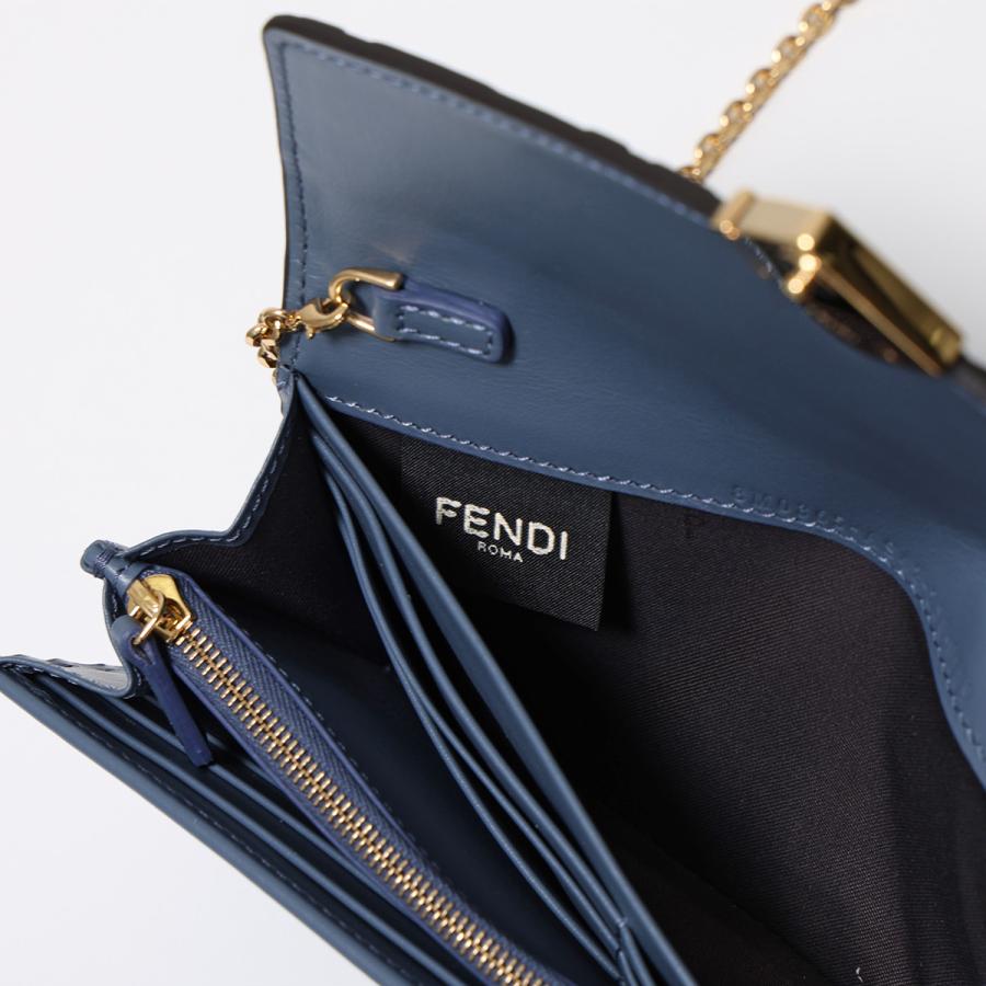 ★FENDIチェーンウォレット★ ☆FENDI☆ チェーンウォレット バッグ♪レザーストラップ付 2way