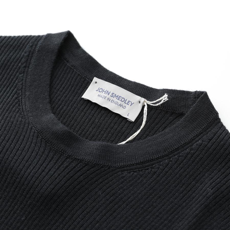 JOHN SMEDLEY（ジョンスメドレー） ニット NOLAH ノラ 30G リブ クルー