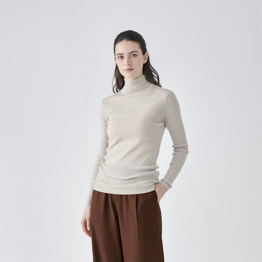 【新品】JOHN SMEDLEY リブタートルネックセーター FREE JOHN SMEDLEY（ジョンスメドレー） タートルネック ニット CHERWELL