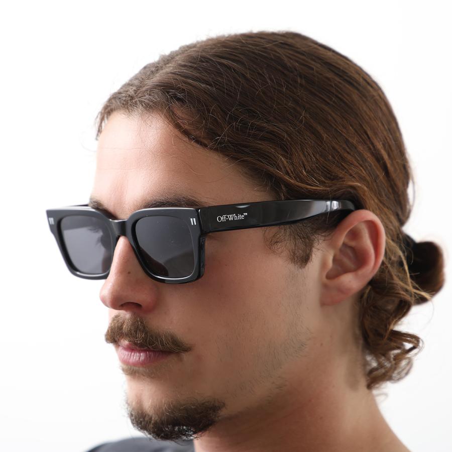 オフホワイト virgil スクエアフレーム サングラス　off-white Off-White Eyewear Virgil スクエアフレーム サングラス | ブルー