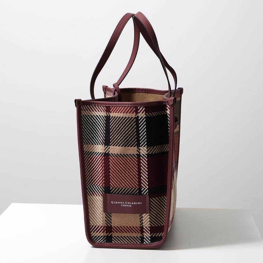 【GIANNI CHIARINI】 チェックミニバッグ ミニマリストにおすすめのカミッラとキーリングウォレットの