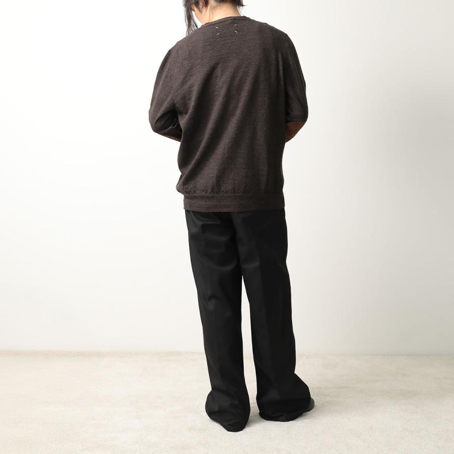 MAISON MARGIELA メゾンマルジェラ カーディガン S50HP0027 M13098 レディース ウール ニット 長袖 Vネック エルボーパッチ カラー2色 S50HP0027M13098524Mの画像