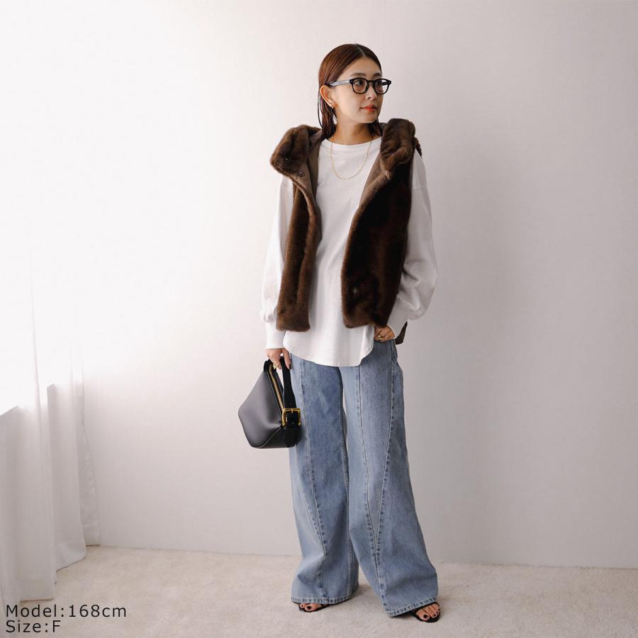 Trois trois トロワ ファーベスト T256-83045 レディース エコファー