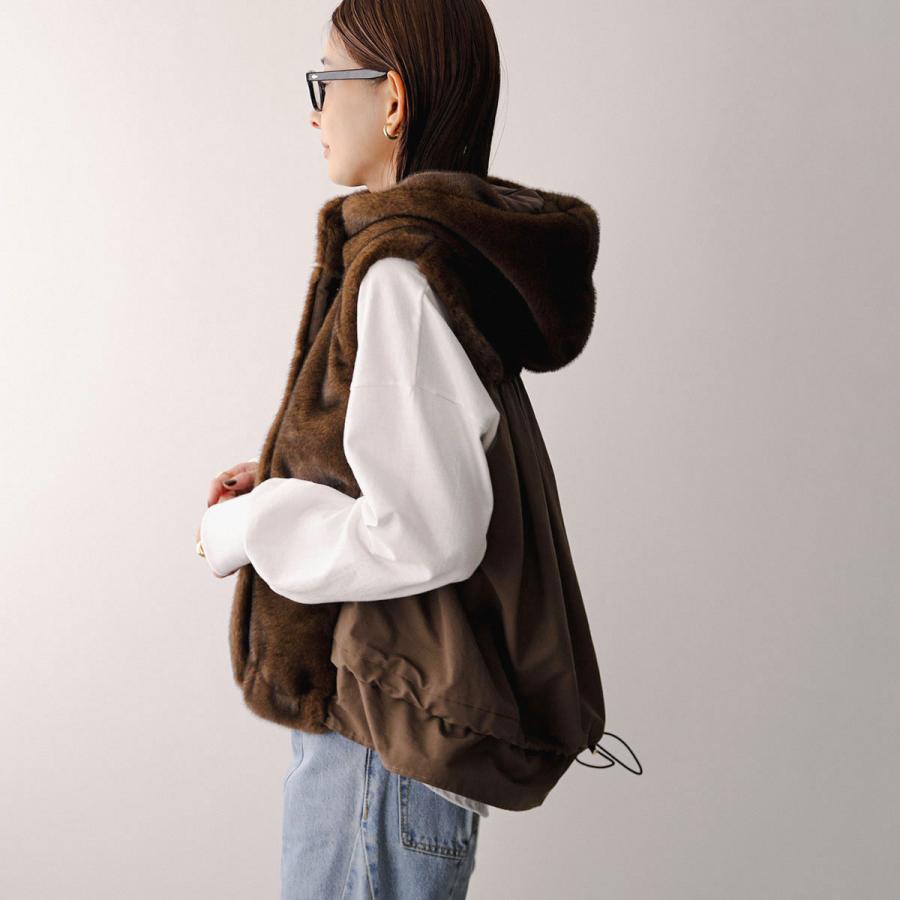 Trois trois トロワ ファーベスト T256-83045 レディース エコファー