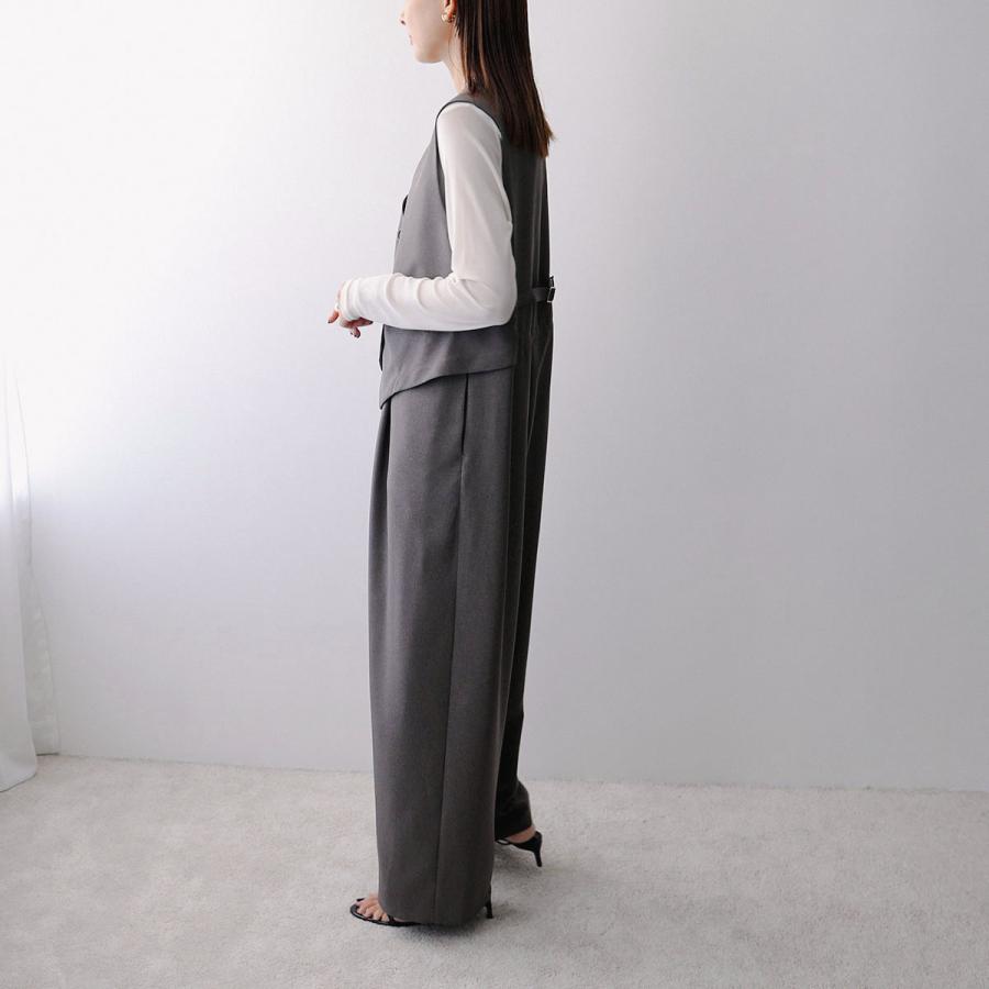 Trois trois トロワ サロペット T256-87046 レディース オールインワン