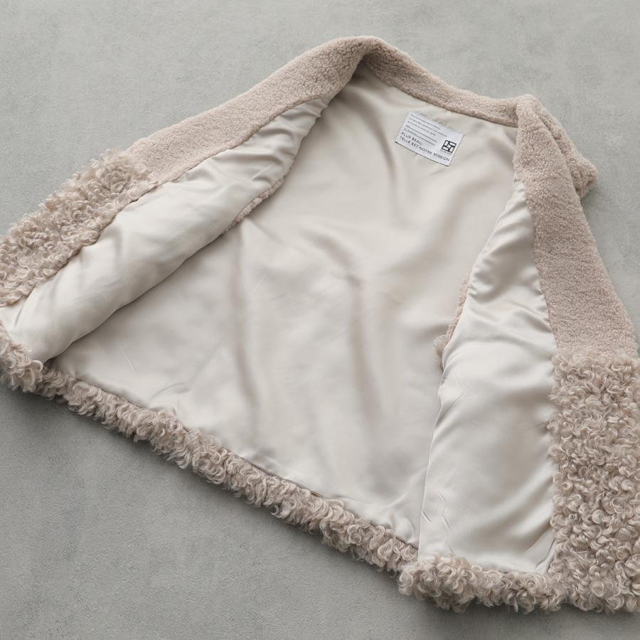 PASSIONE パシオーネ／ジレベスト／ボアベスト／オフホワイト 楽天市場】パシオーネ PASSIONE ベスト ファーベスト ボアベスト