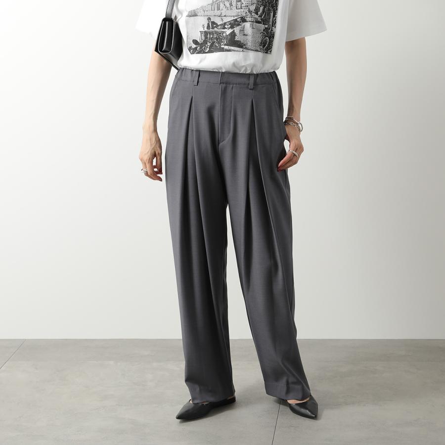 EKAT エカット スラックス DOUBLE TUCK WIDE PANTS ESM2409358 メンズ